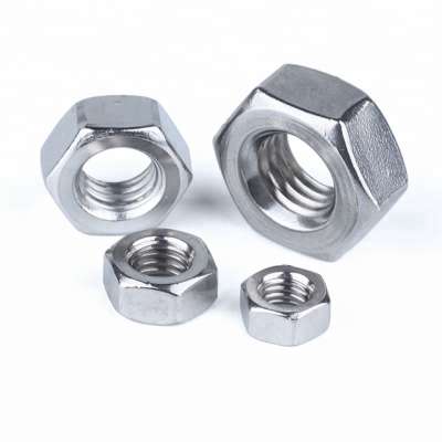 Carbon Steel Yellow Zinc Plated Surface Treatment Hex Nuts